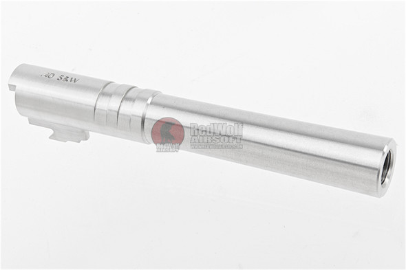 COWCOW Technology OB1 Stainless Steel Threaded Outer Barrel-Tokyo Marui Hi-Capa 5.1 GBB(.40 marking)-SV