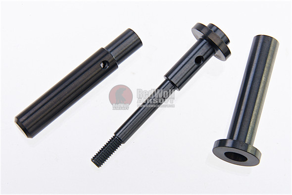 COWCOW Technology Tokyo Marui Hi Capa GBB Airsoft RM1 Stainless Steel Guide Rod - Black