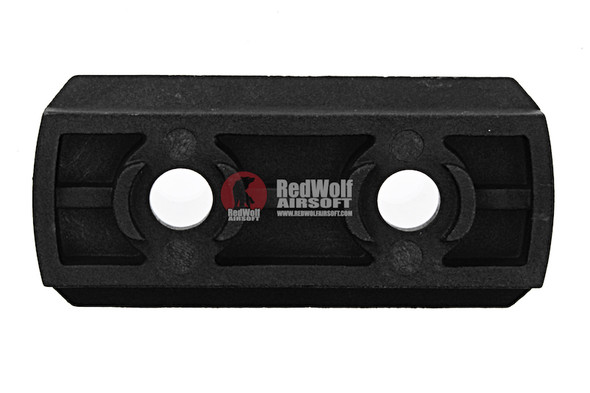 GK Tactical MLOK Picatinny Rail Sections (Nylon, 4pcs / Set) - Black