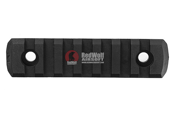 GK Tactical M-LOK Nylon 7 Picatinny Rail Sections (4pcs / Set) - Black