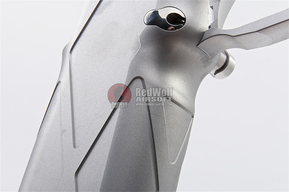 Gunsmith Bros Aluminum SV Small Diamond Sand Grip w/ Two Set (Red & Black) Sand Paper for Tokyo Marui Hi-Capa 5.1 GBB