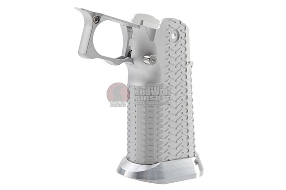 Gunsmith Bros Aluminum PT Style Grip for Tokyo Marui Hi-Capa 5.1 GBB - Silver