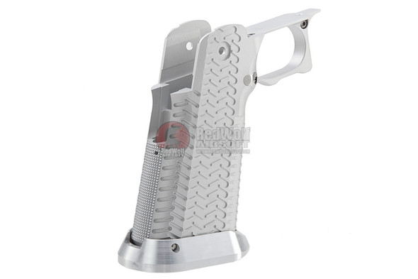 Gunsmith Bros Aluminum PT Style Grip for Tokyo Marui Hi-Capa 5.1 GBB - Silver
