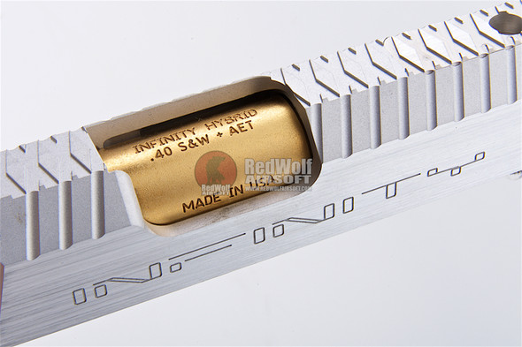 Gunsmith Bros CNC Aluminum IMM Rhombus Style Open Slide Set for Tokyo Hi-Capa Series - Silver