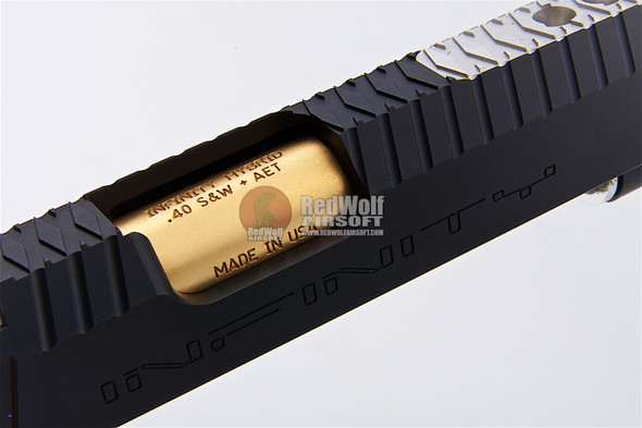 Gunsmith Bros CNC Aluminum IMM Rhombus Style Open Slide Set for Tokyo Marui Hi-Capa Series- Black