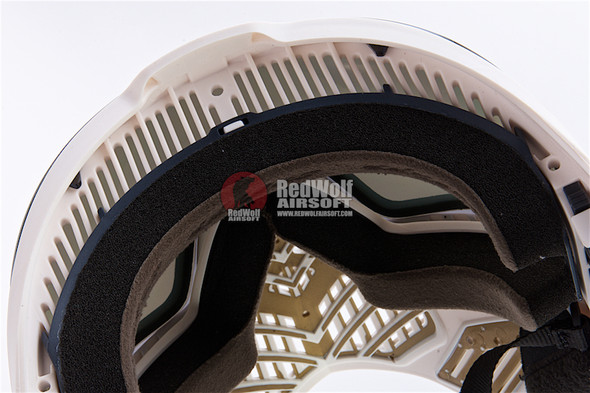 Dye Precision i5 Full Face Airsoft Mask Goggle System - White Gold