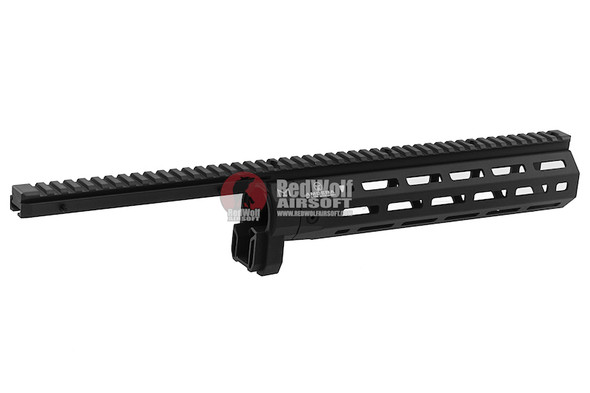 ARES Amoeba STRIKER Airsoft MLOK Handguard (CNC) - Black