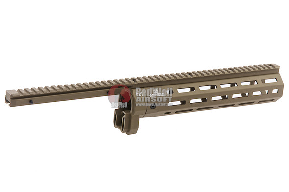 ARES Amoeba CNC M-Lok Handguard for Amoeba STRIKER Series - Dark Earth