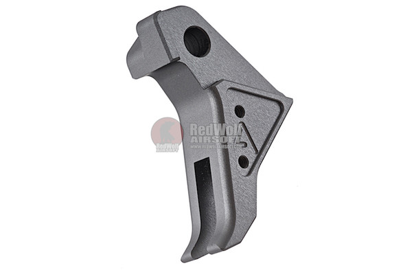RWA Agency Arms Trigger for Umarex (VFC) Glock 17 / 19 GBB / Tokyo Marui Model 17 GBB Airsoft - Gun Metal Grey
