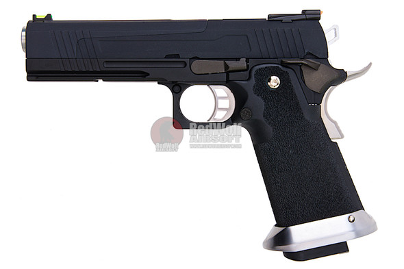 AW Custom HX10 Hi Capa GBB Airsoft Pistol - Black