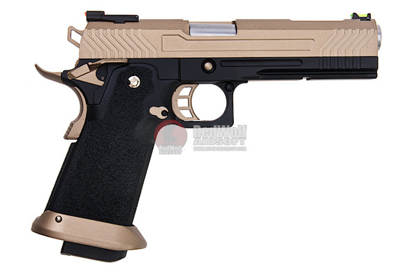 AW Custom HX11 Hi Capa 5.1 GBB Airsoft Pistol - FDE