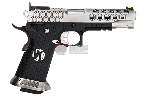 AW Custom HX25 Hi Capa Airsoft GBB Pistol - Silver