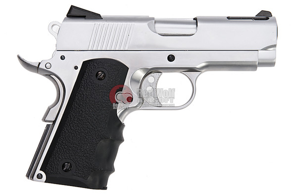 AW Custom NE10 1911 Officer Size GBB Airsoft Pistol - Silver