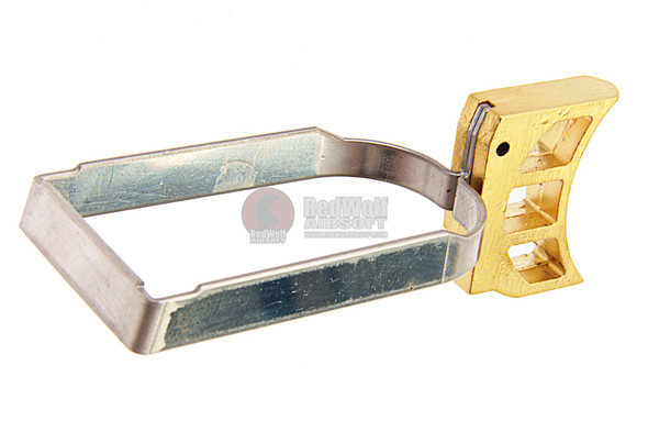 AW Custom Hi Capa Trigger Kit #0 for Tokyo Marui/WE/AW Hi Capa GBB Series (Curved Trigger) - Gold