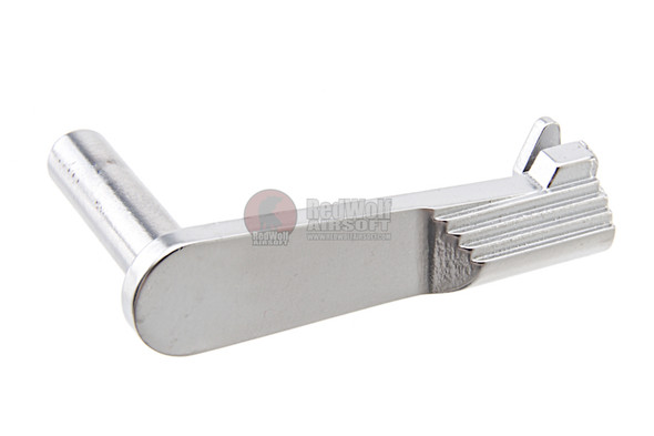 AW Custom Hi Capa Slide Stop (HX) for Tokyo Marui/WE/AW Hi Capa GBB Pistols - Silver