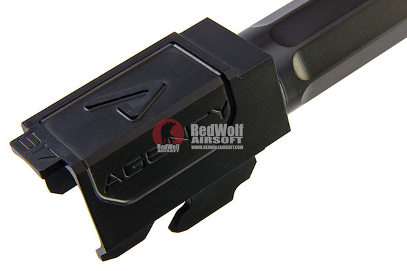 RWA Agency Arms Threaded Barrel Black Nitride for Tokyo Marui G17 Gen 3 GBB Airsoft Pistol
