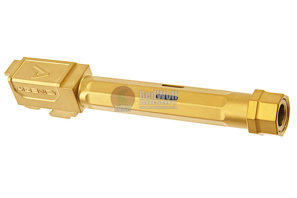 RWA Agency Arms Threaded Barrel Titanium Nitride (TiN) for Tokyo Marui G17 Gen 3 GBB Airsoft Pistol