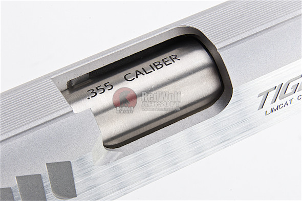 Gunsmith Bros CNC Aluminum Limcat Tigercat Open Slide Set for Tokyo Marui Hi-Capa 5.1 - Silver