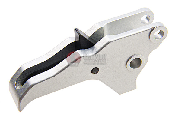 COWCOW Technology AluminiumTactical Trigger Tokyo Marui M&P9 GBB Pistol - Silver