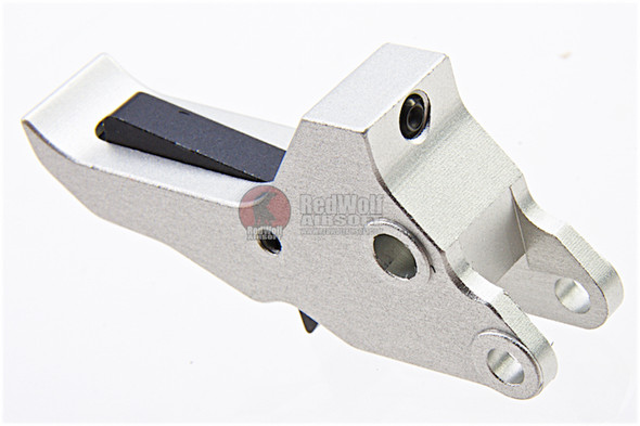 COWCOW Technology AluminiumTactical Trigger Tokyo Marui M&P9 GBB Pistol - Silver
