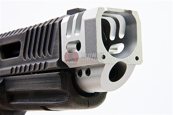 Dynamic Precision Slide Compensator Type A for Tokyo Marui / WE G17 / G18C  - Silver