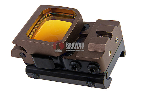 Blackcat Airsoft Folding Red Dot Sight - Tan