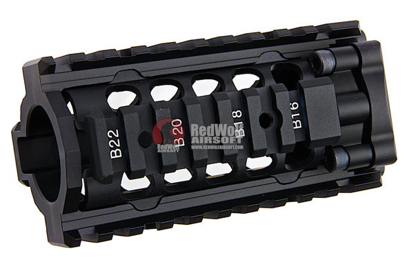 G&P Daniel Defense 4.5 inch RAS II for Tokyo Marui & G&P M4/ M16 Series  - Black