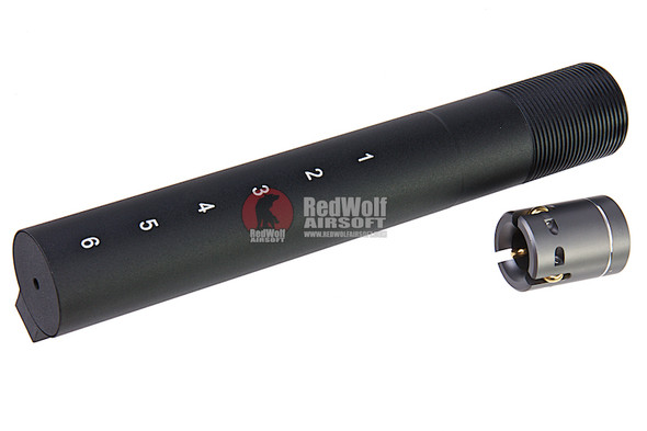 G&P Tokyo Marui MWS GBBR Airsoft Roller Bolt with MWS 6 Postion Buffer Tube