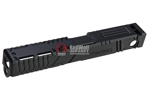Nine Ball G18C Custom Slide LAEVATEINN CUSTOM for Tokyo Marui model G18C AEP- Black