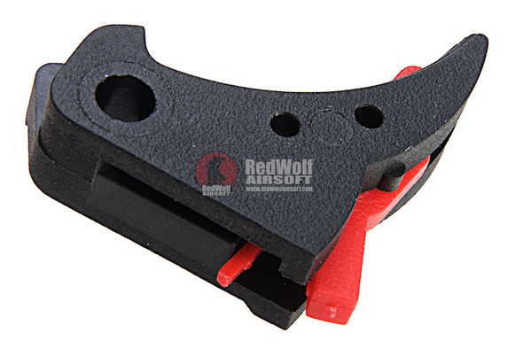 Guarder Ridged Trigger for Tokyo Marui / KJ / WE G Series GBB Pistol (Except G18C) - Black