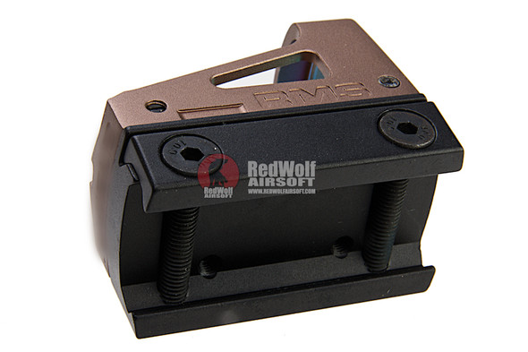 AIM-O RMS Reflex Mini Red Dot Sight with Vented Mount and Spacers - DE