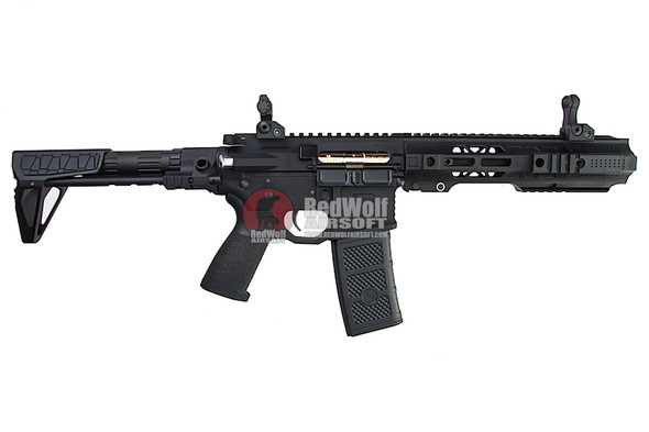 EMG SAI GRY AR15 (M4) CQB Airsoft AEG Rifle with PDW Stock - Black (by G&P)