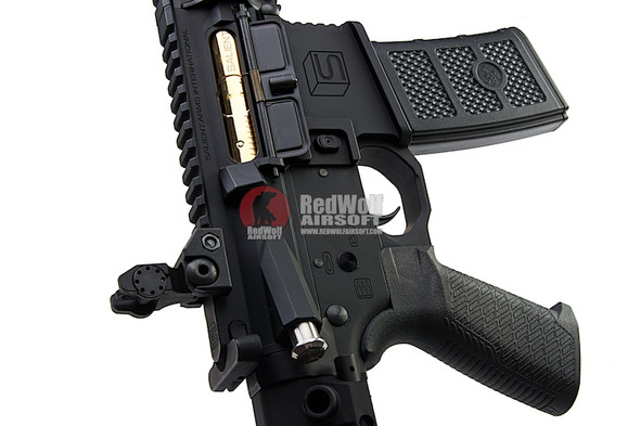 EMG SAI GRY AR15 (M4) CQB Airsoft AEG Rifle with PDW Stock - Black (by G&P)