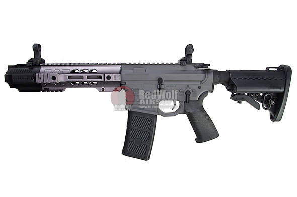 EMG SAI Licensed GRY AR15 (M4) CQB AEG with Stubby Stock - Gray (by G&P)