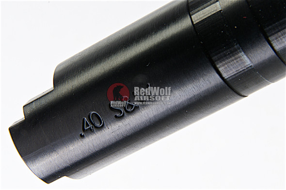 COWCOW Technology Tornado Stainless Steel Threaded Outer Barrel for Tokyo Marui Hi-Capa 5.1 GBB Series (.40 marking) - Black