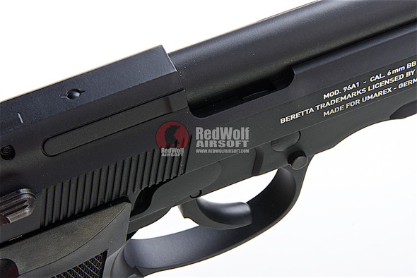 Umarex BERETTA M96A1 - 6mm CO2 Airsoft Pistol (Black) (by KWC)