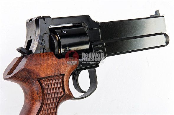 Marushin Mateba Revolver 6mm X-Cartridge Series W Deep Black Wood Grip Version