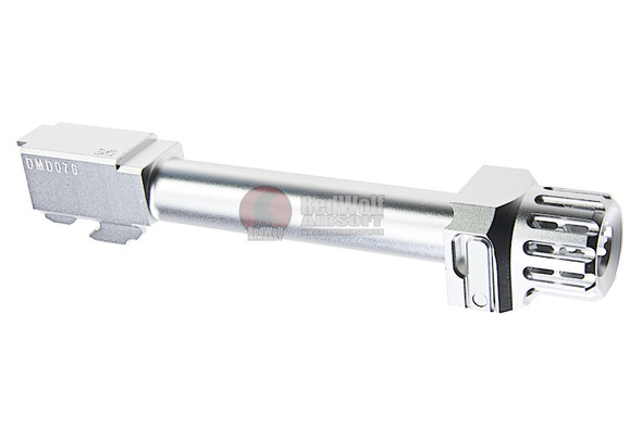 COWCOW Technology Fast Lock Compensator & Barrel Set for Tokyo Marui G Series GBB Pistol - Silver