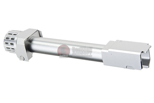 COWCOW Technology Fast Lock Compensator & Barrel Set for Tokyo Marui G Series GBB Pistol - Silver