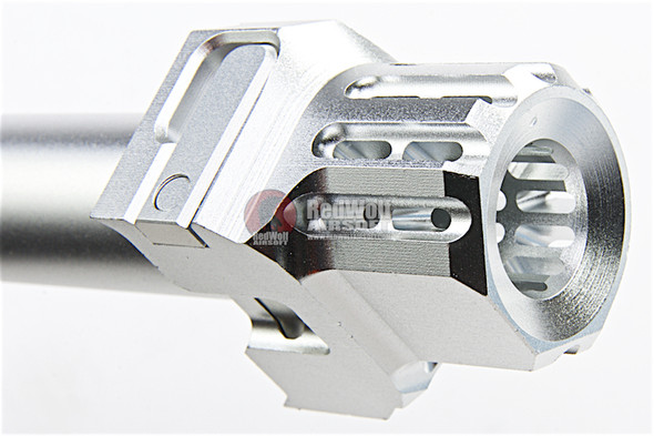 COWCOW Technology Fast Lock Compensator & Barrel Set for Tokyo Marui G Series GBB Pistol - Silver