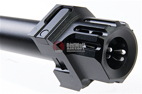 COWCOW Technology Fast Lock Compensator & Barrel Set for Tokyo Marui G Series GBB Pistol -  Black