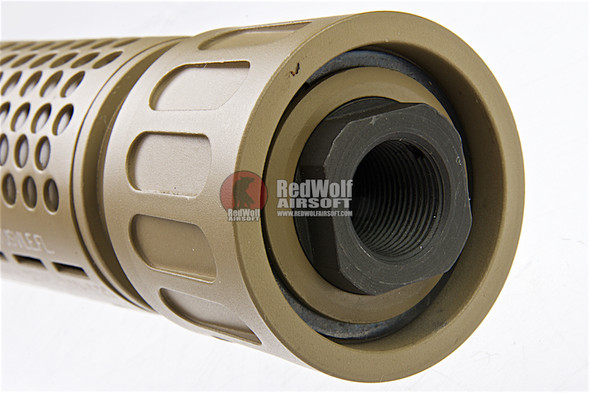 GK Tactical KAC QDC / CQB Suppressor (14mm CCW) - TAN