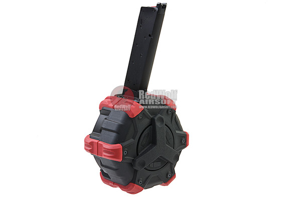 AW Custom 1911 Green Gas Magazine (350 rounds Drum Magazine)