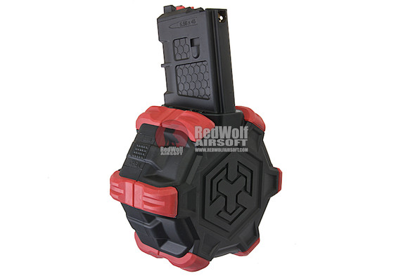 AW Custom M4 Green Gas Drum Magazine (350 rounds)