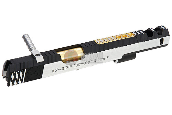 Gunsmith Bros CNC Aluminum IMM Big Rhombus Open Slide Set for Tokyo Hi-Capa Series - 2 Tone