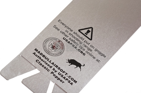 Madbull IPSC Popper Target (Aluminum) (5-pack)