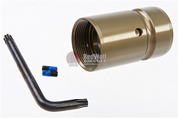 Z-Parts MK16 Rail (Aluminum, 9.3 inch with Barrel Nut) for Tokyo Marui MWS GBBR Airsoft - Black
