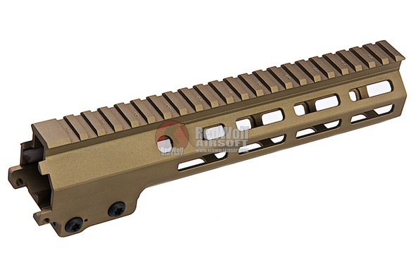 Z-Parts MK16 Rail (Aluminum, 9.3 inch with Barrel Nut) for Tokyo Marui MWS GBBR Airsoft - DDC