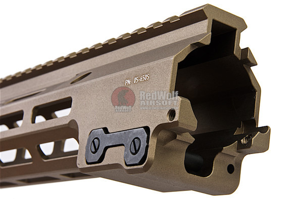 Z-Parts MK16 Rail (Aluminum, 13.5 inch with Barrel Nut) for Tokyo Marui MWS GBBR Airsoft - DDC