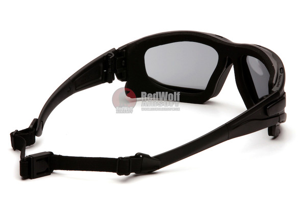 Pyramex I-Force Slim Safety Goggle Gray Dual Anti-Fog Lens with Black Temples/Strap